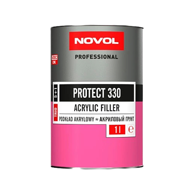 NOVOL грунт акриловый Protect 330 TRIO черный 1.0+0.2л