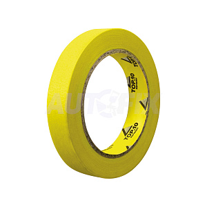 TOP.10 лента маскировочная влагостойкая 25мм*40м желтая