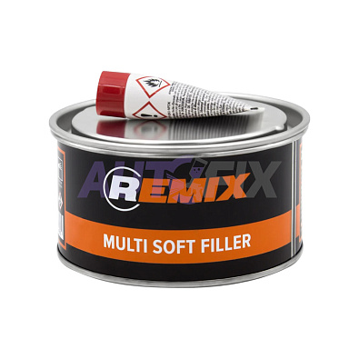 REMIX шпатлевка полиэфирная Multi Soft Filler универсальная 0.38кг