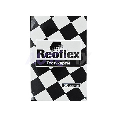 REOFLEX тест-карта 100*70мм RX N-01 бумажная