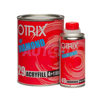 OTRIX грунт акриловый Diamond 4+1 черный 0.8+0.2л