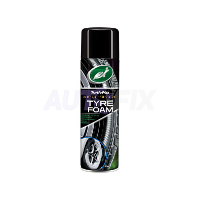 TURTLE WAX 53166 пена для очистки и чернения резины Wet n Black 500мл