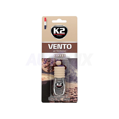 K2 освежитель воздуха для салона Vento кофе 8мл