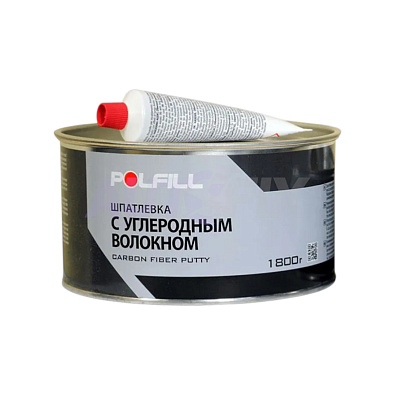 POLFILL шпатлевка с углеволокном CARBON 1.8кг