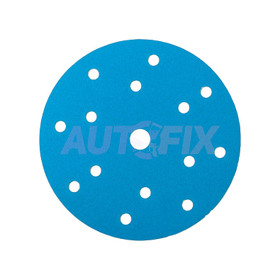 SANDWOX диск наждачный 150мм 528 Blue Line 15 отв. керамика P080