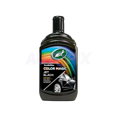 TURTLE WAX 52708 полироль цветной Color Magic Jet Black черный 500мл