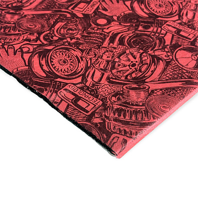 DC TECHNOLOGY шумоизоляция 4-х слойная 0.50*0.68м 6.0мм красная Blocker 6