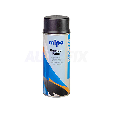 MIPA 1K краска для бампера Bumper Paint темно-серая аэрозоль 400мл
