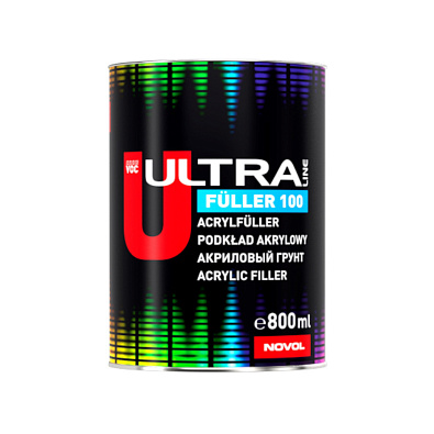 ULTRA грунт акриловый Fuller 100 черный 0.8+0.16л