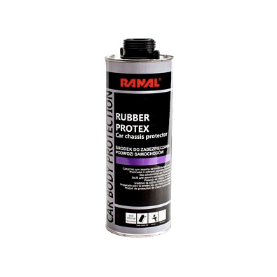 RANAL средство для защиты кузова Rubber Protex черный 1кг