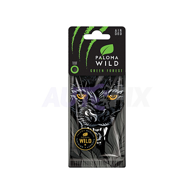 PALOMA ароматизатор автомобильный WILD подвесной Green Forest