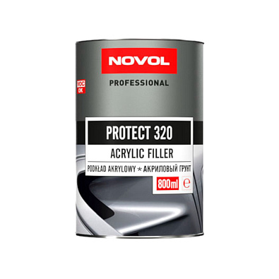 NOVOL грунт акриловый быстрый Protect 320 черный 0.8+0.2л