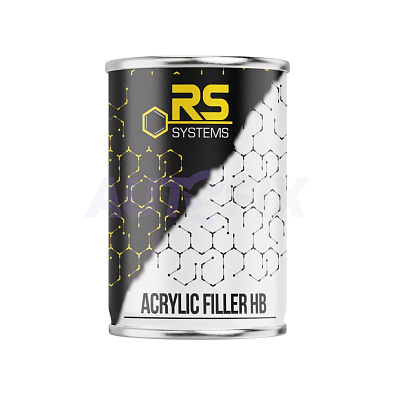 RS SYSTEMS грунт акриловый заполняющий 4+1 HB Pro черный 0.8+0.2л