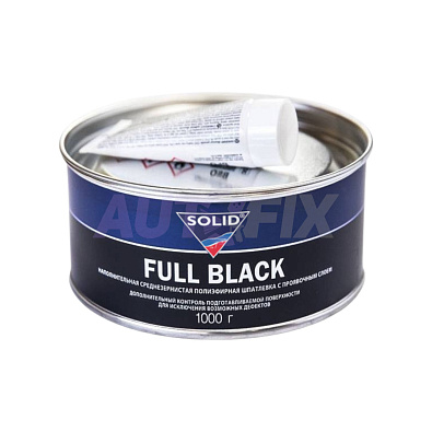 SOLID шпатлевка Full Black универсальная с проявочным слоем 1.0кг
