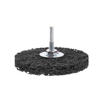 OTRIX круг зачистной 125мм с адаптером под дрель черный