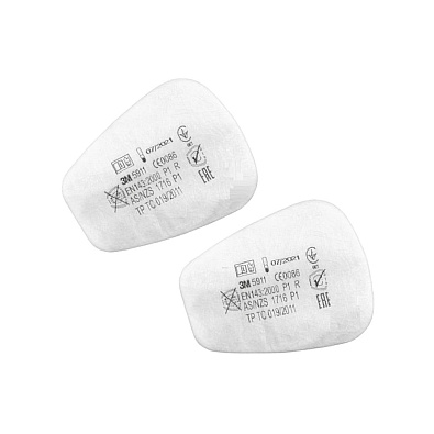 3M 5911 предфильтр к маске комплект 2шт
