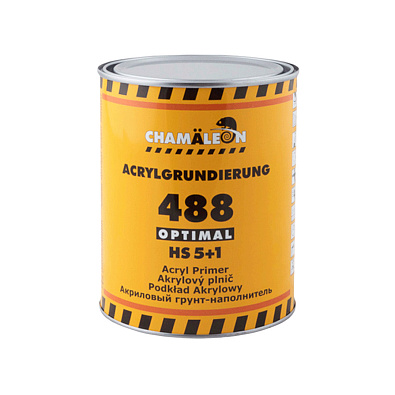 CHAMALEON 14882 грунт акриловый 5:1 HS Optimal черный 1.0+0.2л