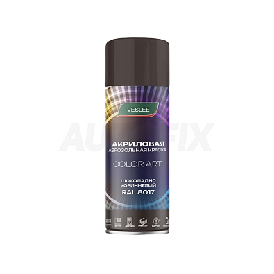 VESLEE краска акриловая аэрозольная Color Art RAL 8017 глянцевая 520мл