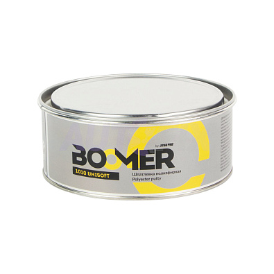 BOOMER шпатлевка полиэфирная 1010 Unisoft мягкая 1.0кг