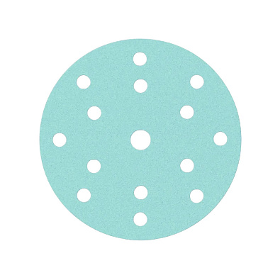SANDWOX диск наждачный 150мм 136 Green PRO 15 отв. P120