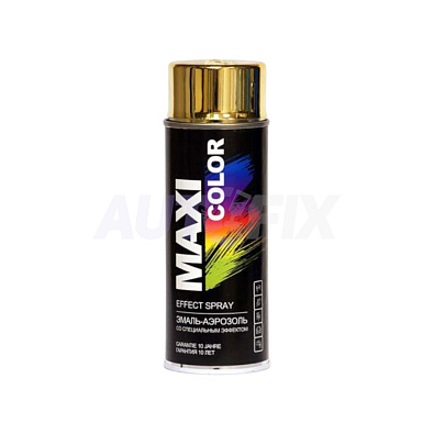 MAXI COLOR эмаль-аэрозоль со специальным эффектом (золото) 400мл