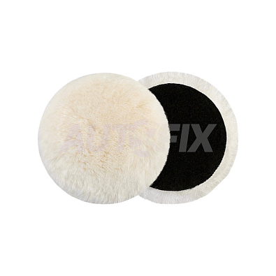 C.A.R.FIT полировальник шерстяной 5-100-0181 150мм белый на липучке