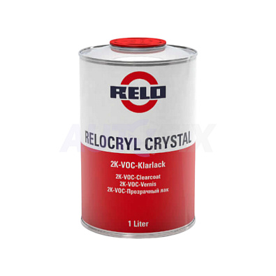 RELO лак акриловый 2K-VOC-Klarlack Crystal с отвердителем 1.0+0.5л