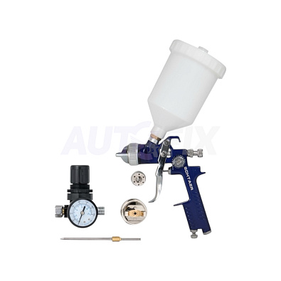 SCHTAER краскораспылитель воздушный SCH-827-KIT HVLP набор дюз 1.4/2.0мм