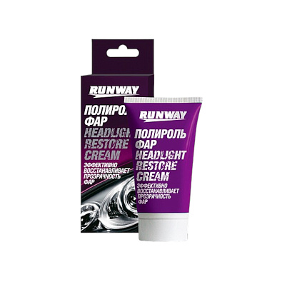 RUNWAY полироль фар Headlight Restore Cream 50мл