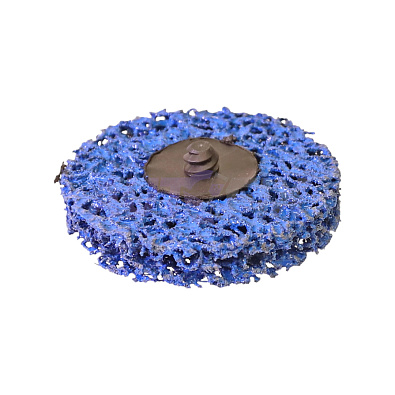 РМ-59908 круг для снятия ржавчины синий d=50мм крепление Roloc