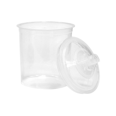 SCHTAER бачок одноразовый с крышкой SPS/PPS Premium 650мл