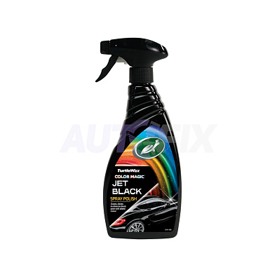 TURTLE WAX 53203 полироль цветной CM Jet Black Spray черный 500мл