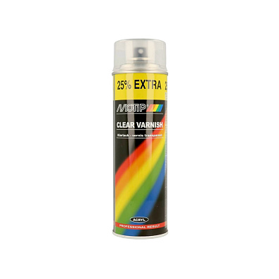 MOTIP лак бесцветный Clear Varnish 04009 аэрозольный 500мл