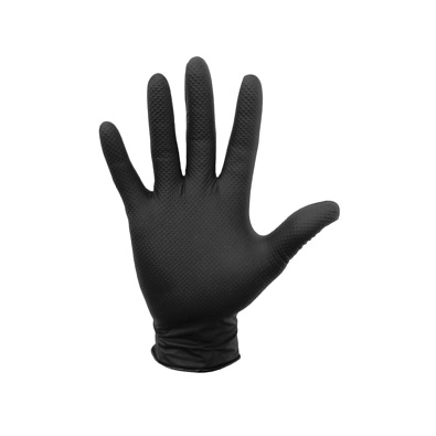 CHAMALEON 48903 перчатки нитриловые Super Grip черные размер XL пара