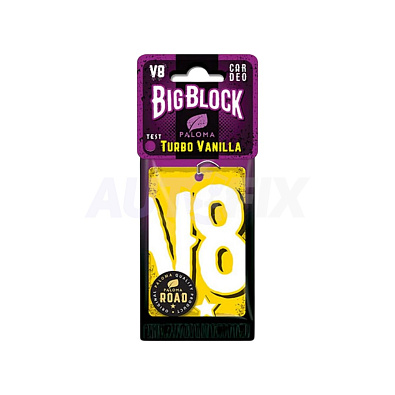 PALOMA ароматизатор автомобильный V8 BigBlock подвесной Turbo Vanilla