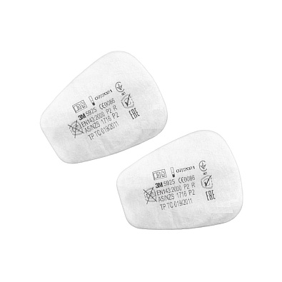 3M 5925 предфильтр к маске комплект 2шт