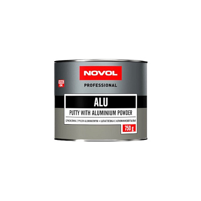 NOVOL шпатлевка Alu c алюминиевой пылью 0.75кг