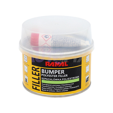 RANAL шпатлевка Bumper для пластиков 0.5кг