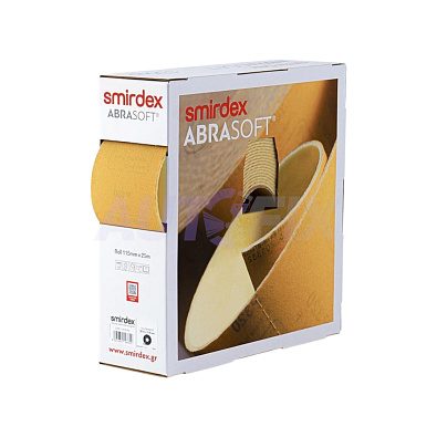SMIRDEX бумага наждачная на поролоне 135 Abrasoft 115*125мм Р240