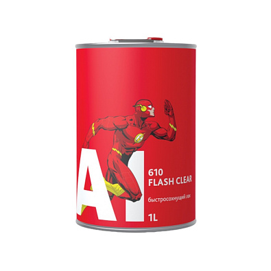 A1 лак быстросохнущий 610 Flash Clear с отвердителем 1.0+0.5л