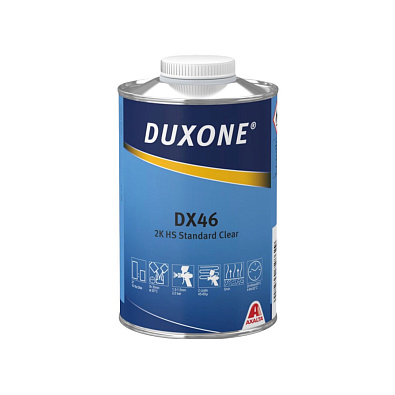 DUXONE лак акриловый DX46 2K HS с отвердителем 1.0+0.5л