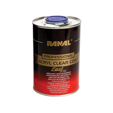 RANAL лак акриловый бесцветный HS Fast комплект 0.8+0.4л