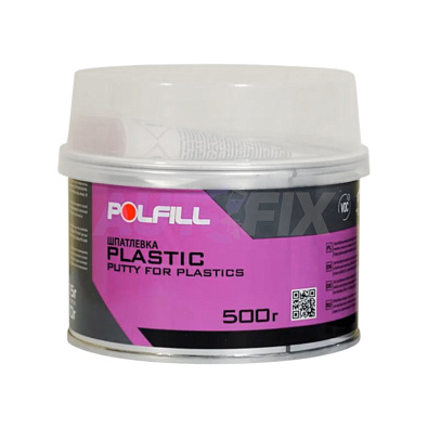 POLFILL шпатлевка по пластику PLASTIC 0.5кг
