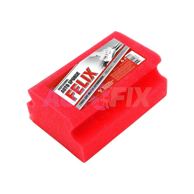 FELIX губка для мойки автомобиля «рельс» 16*12*7см