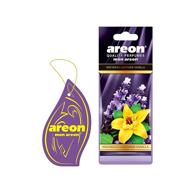 AREON ароматизатор воздуха Mon Areon подвесной Patchouli Lavender Vanilla
