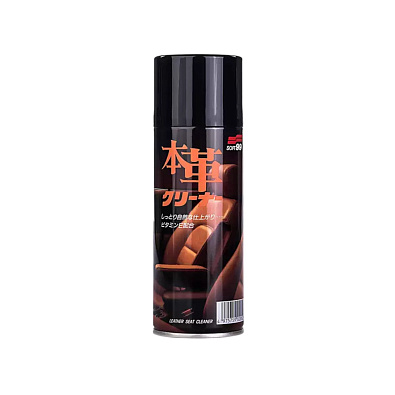 SOFT99 02052 очиститель кожи Leather Seat Cleaner аэрозоль 300мл