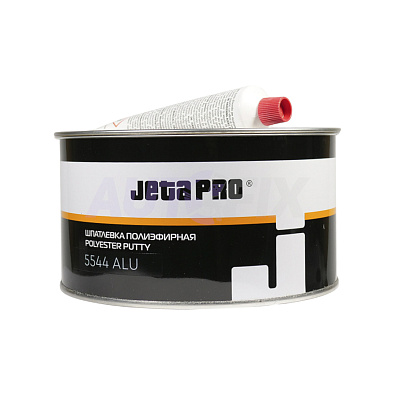 JETA PRO шпатлевка 5544 Alu с алюминиевой пудрой 1.8+0.045кг