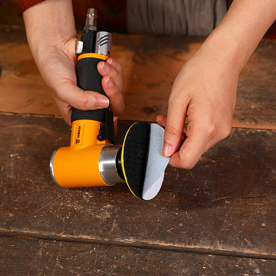 DEKO пневматическая орбитальная полировальная машинка DKOS75 75мм 1/4"