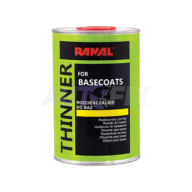 RANAL разбавитель Thinner для грунтов и баз 1.0л