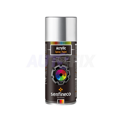 SENFINECO краска-спрей акриловая Bright Chrome (хром-эффект) 450мл